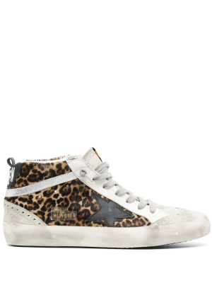 Mid Star leopard print sneakers, Golden Goose Mid Star leopard print sneakers
Mid Star leopard print sneakers, Golden Goose Mid Star leopard print sneakers