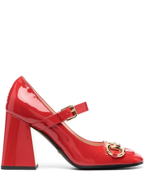Horsebit patent-leather Maryjane pumps, Gucci Horsebit patent-leather Maryjane pumps
Horsebit patent-leather Maryjane pumps, Gucci Horsebit patent-leather Maryjane pumps