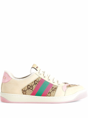 

Crystal-embellished GG Screener sneakers, Gucci Crystal-embellished GG Screener sneakers