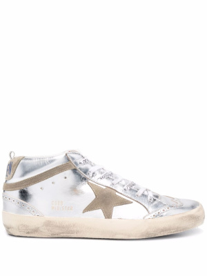 Laminated Star and Wave mid-top sneakers, Golden Goose Laminated Star and Wave mid-top sneakers
Laminated Star and Wave mid-top sneakers, Golden Goose Laminated Star and Wave mid-top sneakers