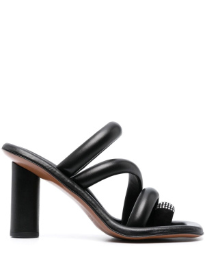 Crystal-embellished leather sandals, AMBUSH Crystal-embellished leather sandals
Crystal-embellished leather sandals, AMBUSH Crystal-embellished leather sandals