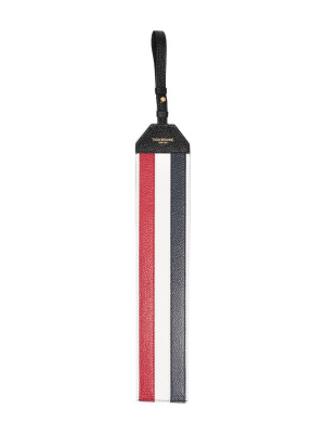 Pebbled stripe long luggage tag, Thom Browne Pebbled stripe long luggage tag
Pebbled stripe long luggage tag, Thom Browne Pebbled stripe long luggage tag