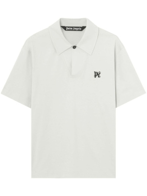 Monogram-embroidered cotton polo shirt, Palm Angels Monogram-embroidered cotton polo shirt
Monogram-embroidered cotton polo shirt, Palm Angels Monogram-embroidered cotton polo shirt