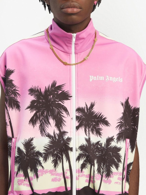 Sunset-print striped track gilet, Palm Angels Sunset-print striped track gilet
Sunset-print striped track gilet, Palm Angels Sunset-print striped track gilet