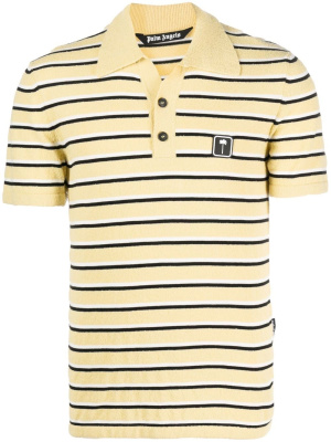 Logo-patch striped terry polo shirt, Palm Angels Logo-patch striped terry polo shirt
Logo-patch striped terry polo shirt, Palm Angels Logo-patch striped terry polo shirt