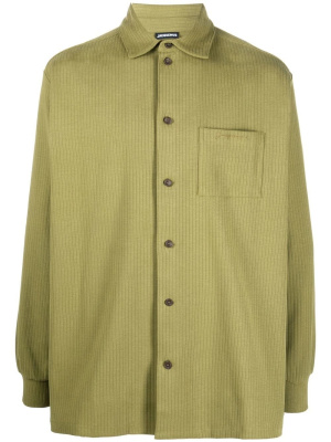 Embroidered-logo long-sleeve shirt, Jacquemus Embroidered-logo long-sleeve shirt
Embroidered-logo long-sleeve shirt, Jacquemus Embroidered-logo long-sleeve shirt
