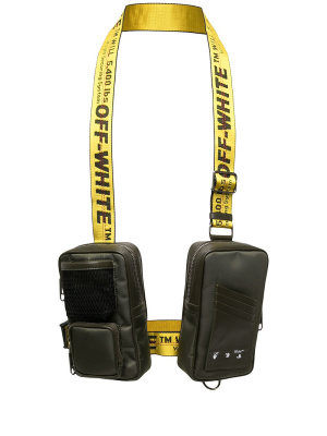 Double-pouch Industrial-strap bag, Off-White Double-pouch Industrial-strap bag
Double-pouch Industrial-strap bag, Off-White Double-pouch Industrial-strap bag