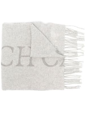 

Quote-motif fringed scarf, Off-White Quote-motif fringed scarf