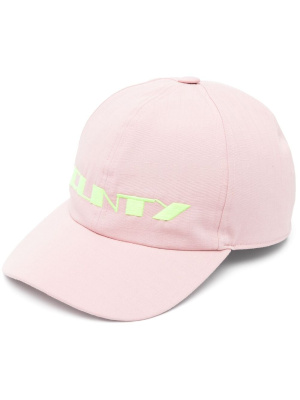 Slogan-embroidered baseball cap, Rick Owens DRKSHDW Slogan-embroidered baseball cap
Slogan-embroidered baseball cap, Rick Owens DRKSHDW Slogan-embroidered baseball cap