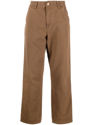 

Logo-patch straight-leg trousers, Carhartt WIP Logo-patch straight-leg trousers
