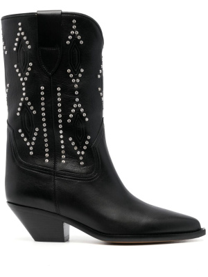 Stud-embellished leather cowboy boots, ISABEL MARANT Stud-embellished leather cowboy boots
Stud-embellished leather cowboy boots, ISABEL MARANT Stud-embellished leather cowboy boots