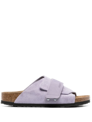 Kyoto logo-debossed suede sandals, Birkenstock Kyoto logo-debossed suede sandals
Kyoto logo-debossed suede sandals, Birkenstock Kyoto logo-debossed suede sandals