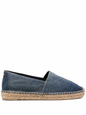 Logo-embroidered denim espadrilles, Saint Laurent Logo-embroidered denim espadrilles
Logo-embroidered denim espadrilles, Saint Laurent Logo-embroidered denim espadrilles