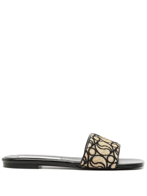 Monogram-pattern open-toe slides, Stella McCartney Monogram-pattern open-toe slides
Monogram-pattern open-toe slides, Stella McCartney Monogram-pattern open-toe slides