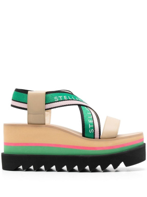 Sneak-Elyse striped platform sandals, Stella McCartney Sneak-Elyse striped platform sandals
Sneak-Elyse striped platform sandals, Stella McCartney Sneak-Elyse striped platform sandals