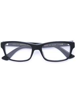 

Thick brim rectangular glasses, Gucci Eyewear Thick brim rectangular glasses