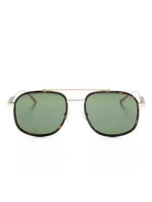 Logo-engraved pilot-frame sunglasses, Gucci Eyewear Logo-engraved pilot-frame sunglasses
Logo-engraved pilot-frame sunglasses, Gucci Eyewear Logo-engraved pilot-frame sunglasses