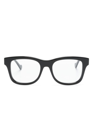 Logo-engraved square-frame glasses, Gucci Eyewear Logo-engraved square-frame glasses
Logo-engraved square-frame glasses, Gucci Eyewear Logo-engraved square-frame glasses