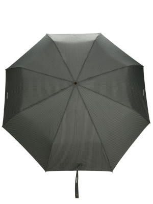 

Pinstriped logo-print compact umbrella, Moschino Pinstriped logo-print compact umbrella