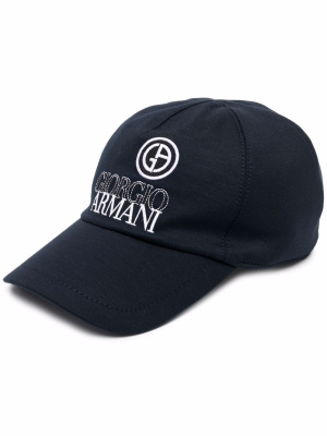 

Embroidered-logo cap, Giorgio Armani Embroidered-logo cap