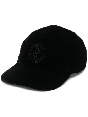 

Embroidered-logo baseball cap, Giorgio Armani Embroidered-logo baseball cap