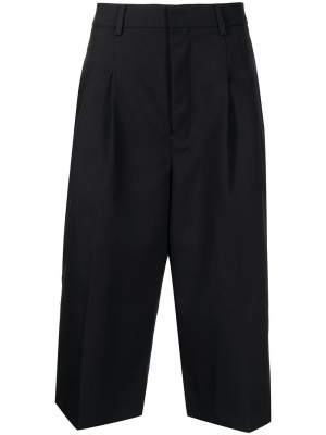 

Pleated cropped trousers, AMI Paris Pleated cropped trousers