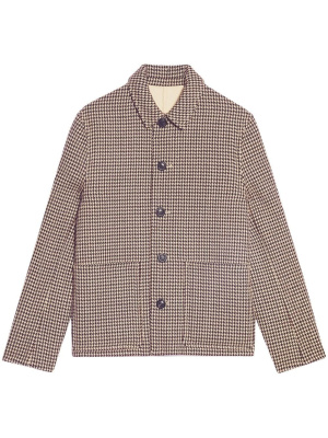Houndstooth pattern single-breasted jacket, AMI Paris Houndstooth pattern single-breasted jacket
Houndstooth pattern single-breasted jacket, AMI Paris Houndstooth pattern single-breasted jacket