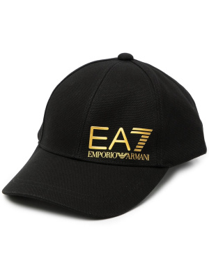 

Logo-print baseball cap, Ea7 Emporio Armani Logo-print baseball cap