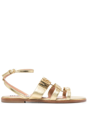 Logo-lettered leather-strap sandals, Moschino Logo-lettered leather-strap sandals
Logo-lettered leather-strap sandals, Moschino Logo-lettered leather-strap sandals