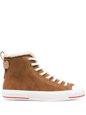 High-top shearling lined sneakers, See by Chloé High-top shearling lined sneakers
High-top shearling lined sneakers, See by Chloé High-top shearling lined sneakers
