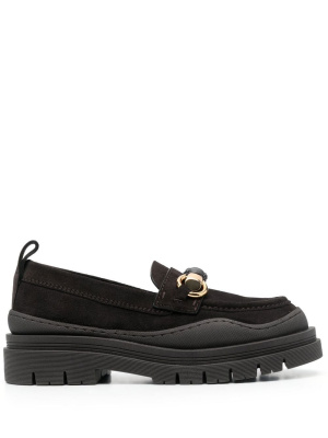 Lylia braid-detail suede loafers, See by Chloé Lylia braid-detail suede loafers
Lylia braid-detail suede loafers, See by Chloé Lylia braid-detail suede loafers