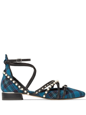 Celestia tartan-checked ballerina shoes, Jimmy Choo Celestia tartan-checked ballerina shoes
Celestia tartan-checked ballerina shoes, Jimmy Choo Celestia tartan-checked ballerina shoes