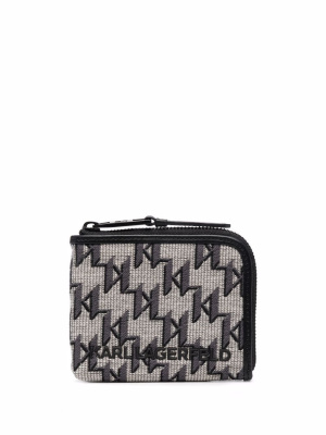 K/Monogram jacquard zipped wallet, Karl Lagerfeld K/Monogram jacquard zipped wallet
K/Monogram jacquard zipped wallet, Karl Lagerfeld K/Monogram jacquard zipped wallet