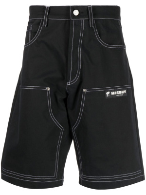 Contrast-stitched straight-leg shorts, MISBHV Contrast-stitched straight-leg shorts
Contrast-stitched straight-leg shorts, MISBHV Contrast-stitched straight-leg shorts