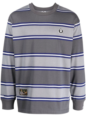 Striped long-sleeve T-shirt, AAPE BY *A BATHING APE® Striped long-sleeve T-shirt
Striped long-sleeve T-shirt, AAPE BY *A BATHING APE® Striped long-sleeve T-shirt