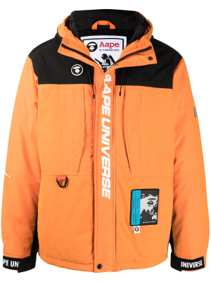 Graphic-print hooded padded jacket, AAPE BY *A BATHING APE® Graphic-print hooded padded jacket
Graphic-print hooded padded jacket, AAPE BY *A BATHING APE® Graphic-print hooded padded jacket