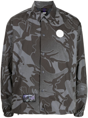Abstract print shirt jacket, AAPE BY *A BATHING APE® Abstract print shirt jacket
Abstract print shirt jacket, AAPE BY *A BATHING APE® Abstract print shirt jacket