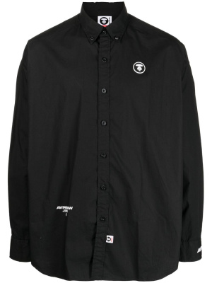 Logo-print long-sleeved shirt, AAPE BY *A BATHING APE® Logo-print long-sleeved shirt
Logo-print long-sleeved shirt, AAPE BY *A BATHING APE® Logo-print long-sleeved shirt