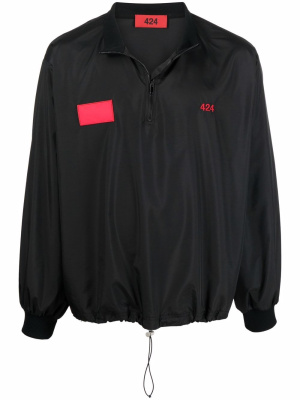 Logo-embroidered windbreaker jacket, 424 Logo-embroidered windbreaker jacket
Logo-embroidered windbreaker jacket, 424 Logo-embroidered windbreaker jacket