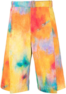 Tie-dye-print pleated wide-leg shorts, Etudes Tie-dye-print pleated wide-leg shorts
Tie-dye-print pleated wide-leg shorts, Etudes Tie-dye-print pleated wide-leg shorts
