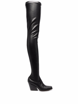 Cowboy stretch thigh-high boots, Stella McCartney Cowboy stretch thigh-high boots
Cowboy stretch thigh-high boots, Stella McCartney Cowboy stretch thigh-high boots