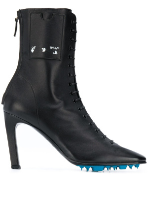 Lace-up 105mm leather ankle boots, Off-White Lace-up 105mm leather ankle boots
Lace-up 105mm leather ankle boots, Off-White Lace-up 105mm leather ankle boots