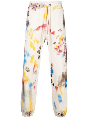 Paint-splatter logo-print track pants, Palm Angels Paint-splatter logo-print track pants
Paint-splatter logo-print track pants, Palm Angels Paint-splatter logo-print track pants