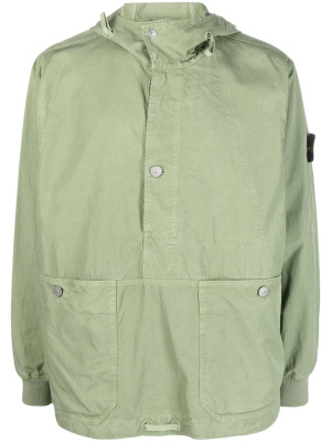 Compass-patch twill hooded jacket, Stone Island Compass-patch twill hooded jacket
Compass-patch twill hooded jacket, Stone Island Compass-patch twill hooded jacket
