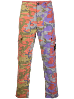 Camouflage print straight-leg trousers, Stone Island Camouflage print straight-leg trousers
Camouflage print straight-leg trousers, Stone Island Camouflage print straight-leg trousers