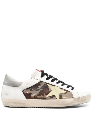 Camouflage-panel star-patch sneakers, Golden Goose Camouflage-panel star-patch sneakers
Camouflage-panel star-patch sneakers, Golden Goose Camouflage-panel star-patch sneakers