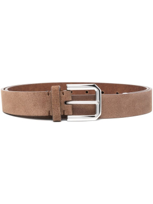 Calf-suede buckle-fastening belt, Brunello Cucinelli Calf-suede buckle-fastening belt
Calf-suede buckle-fastening belt, Brunello Cucinelli Calf-suede buckle-fastening belt