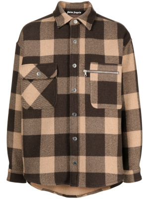Life Is Palm check-print overshirt, Palm Angels Life Is Palm check-print overshirt
Life Is Palm check-print overshirt, Palm Angels Life Is Palm check-print overshirt