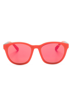 Reversible square-frame sunglasses, Emporio Armani Reversible square-frame sunglasses
Reversible square-frame sunglasses, Emporio Armani Reversible square-frame sunglasses