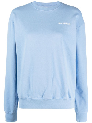 Slogan-print cotton sweatshirt, Sporty & Rich Slogan-print cotton sweatshirt
Slogan-print cotton sweatshirt, Sporty & Rich Slogan-print cotton sweatshirt